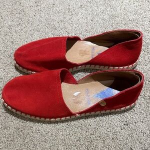 Vibrant Red Women's Espadrilles
